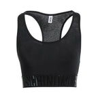 Black Cotton Sport Bra
