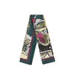 Bicolor Silk Scarf