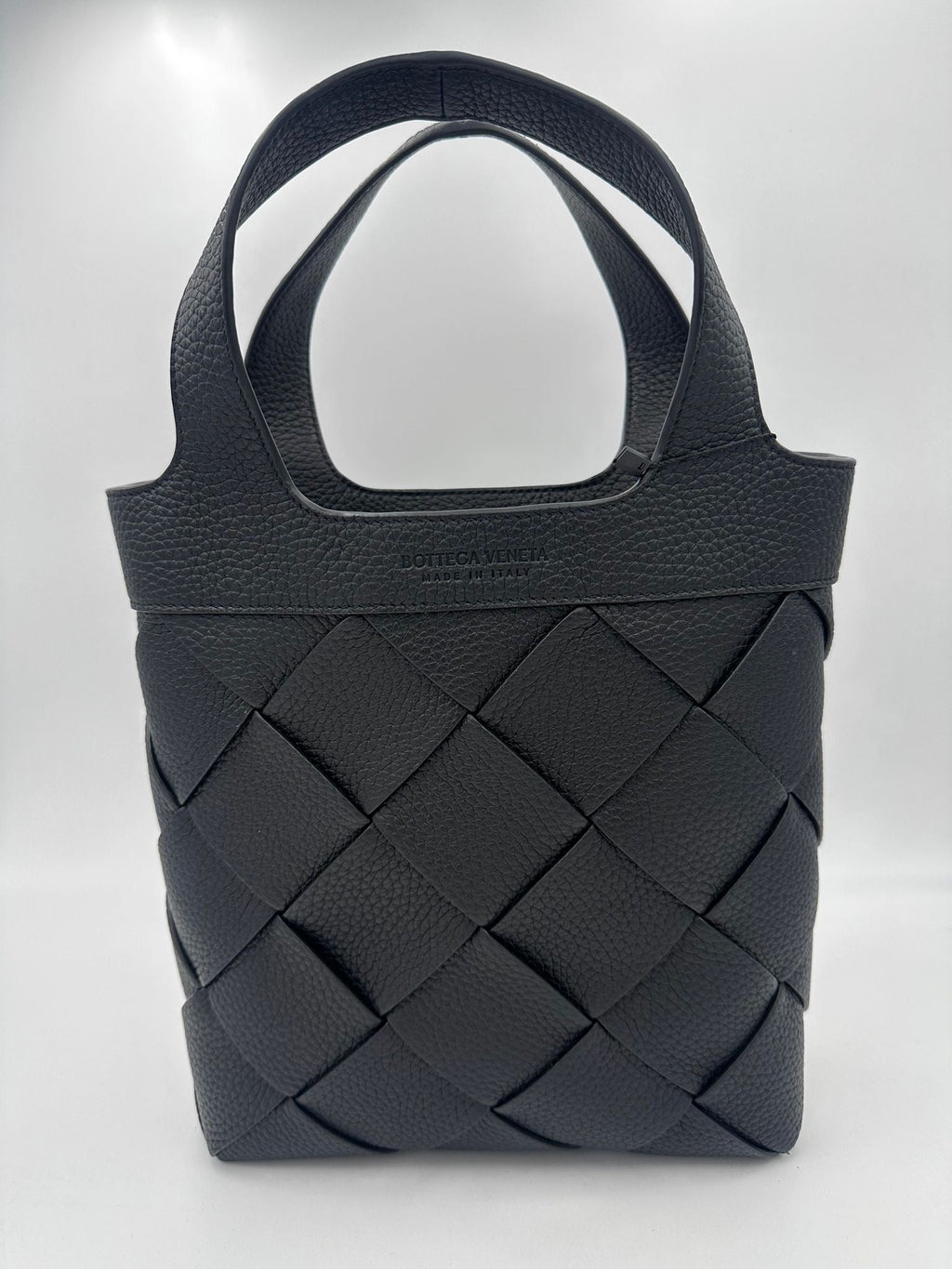 BOTTEGA VENETA Small DIAGO Black Handbag