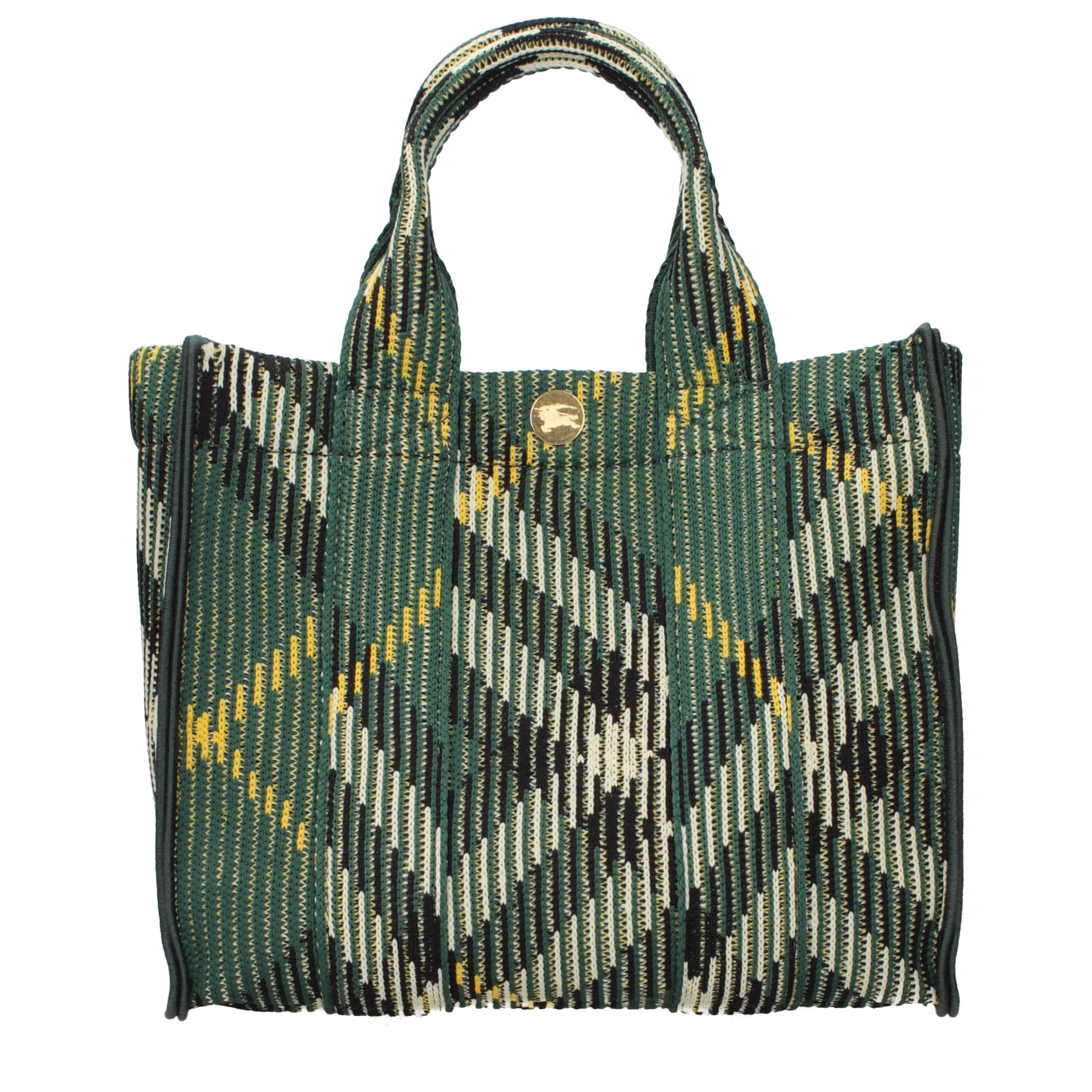 Green Fabric Handbag