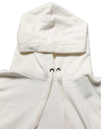 White Logo Hooded PulloverSweatshirt Sweater
