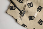 Brown Cotton Logo Hooded Sweatshirt Sweater