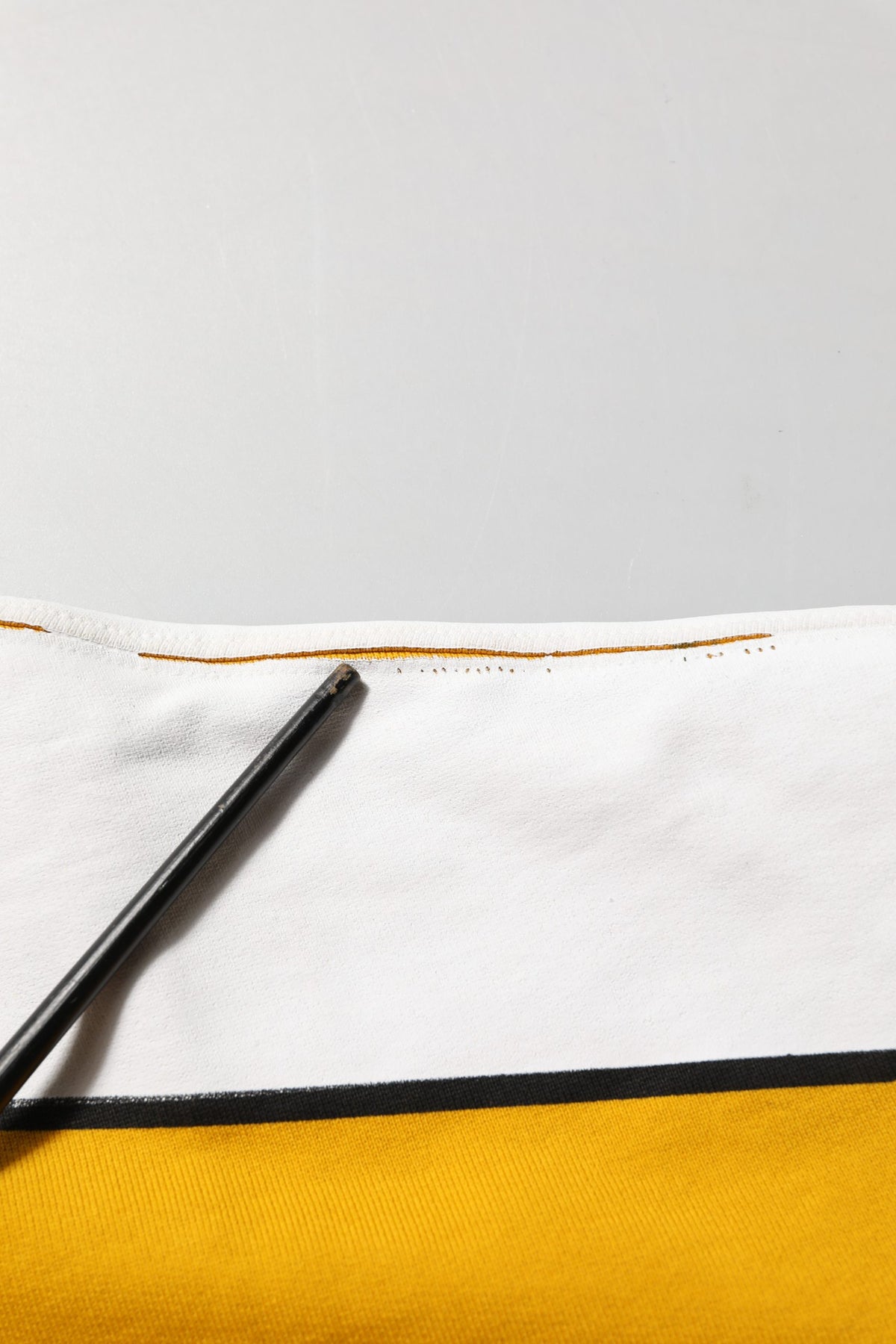 Yellow Crew Neck Jersey Sweatshirt Sweater