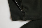 Black Cotton Crew Neck Men Sweatshirt Sweater