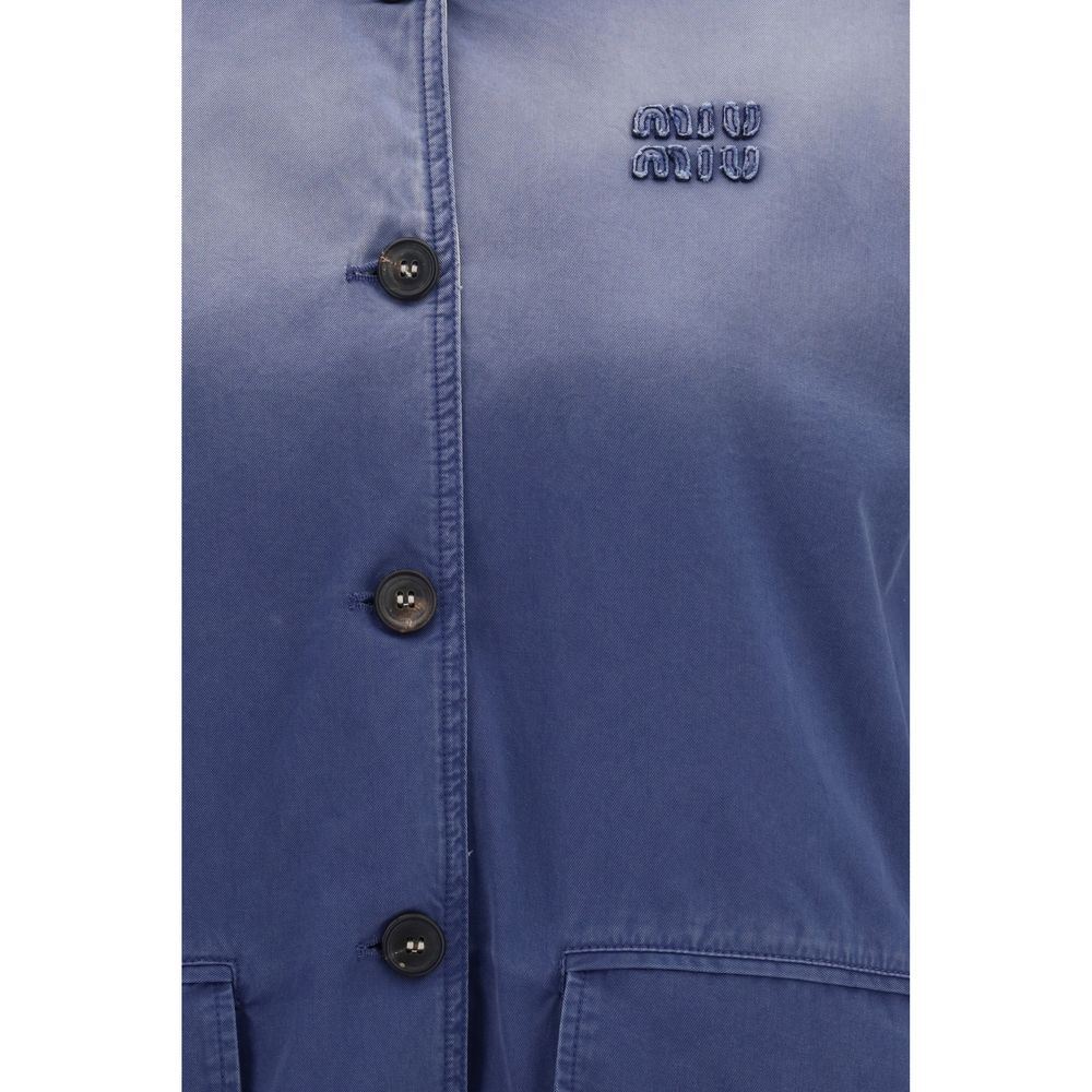 Blue Cotton Bomber