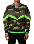 Multicolor Camouflage Sweatshirt Men Sweater