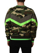 Multicolor Camouflage Sweatshirt Men Sweater