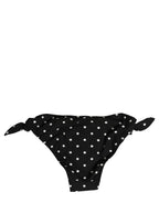 Black Polka Dot Swimwear Beachwear Bottom Bikini