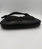 GUCCI JACKIE Leather and Canvas Handbag