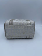 FENDI Mini Bauletto FF Zucchino Laminated Handbag