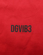 Red Cotton Graphic Print Crew Neck T-shirt
