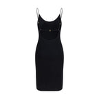 Black Viscose Cocktail Dress