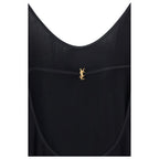 Black Viscose Cocktail Dress