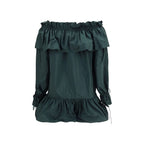 Bicolor Polyamide Casual Dress