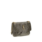 Bicolor Calf Leather Bos Taurus Shoulder Bag