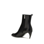 Black Calf Leather Bos Taurus Lace-Up Boots