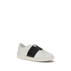 Blue Calf Leather Bos Taurus Low Top Sneakers
