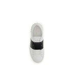 Blue Calf Leather Bos Taurus Low Top Sneakers