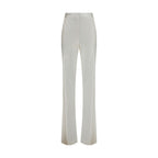 Beige Viscose Dress Pants