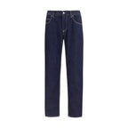 Blue Cotton Jeans Denim