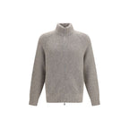 Gray Cashmere Cardigan
