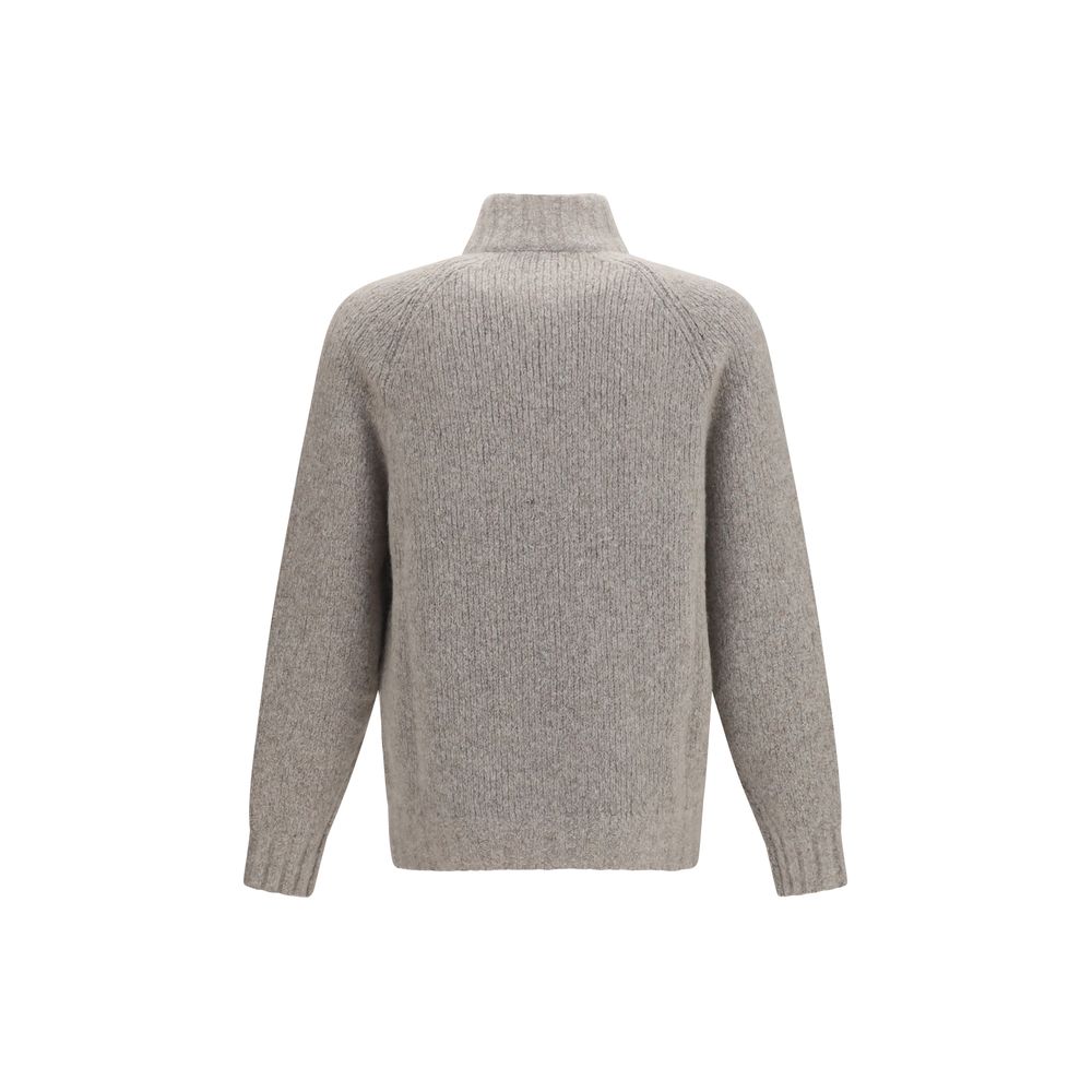 Gray Cashmere Cardigan