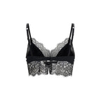 Black Silk Bra