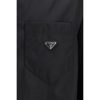 Black Recycled Polyamide Dress Shirt