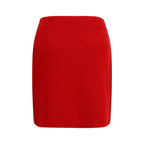 Multicolor Wool Oves Aries Mini Skirt