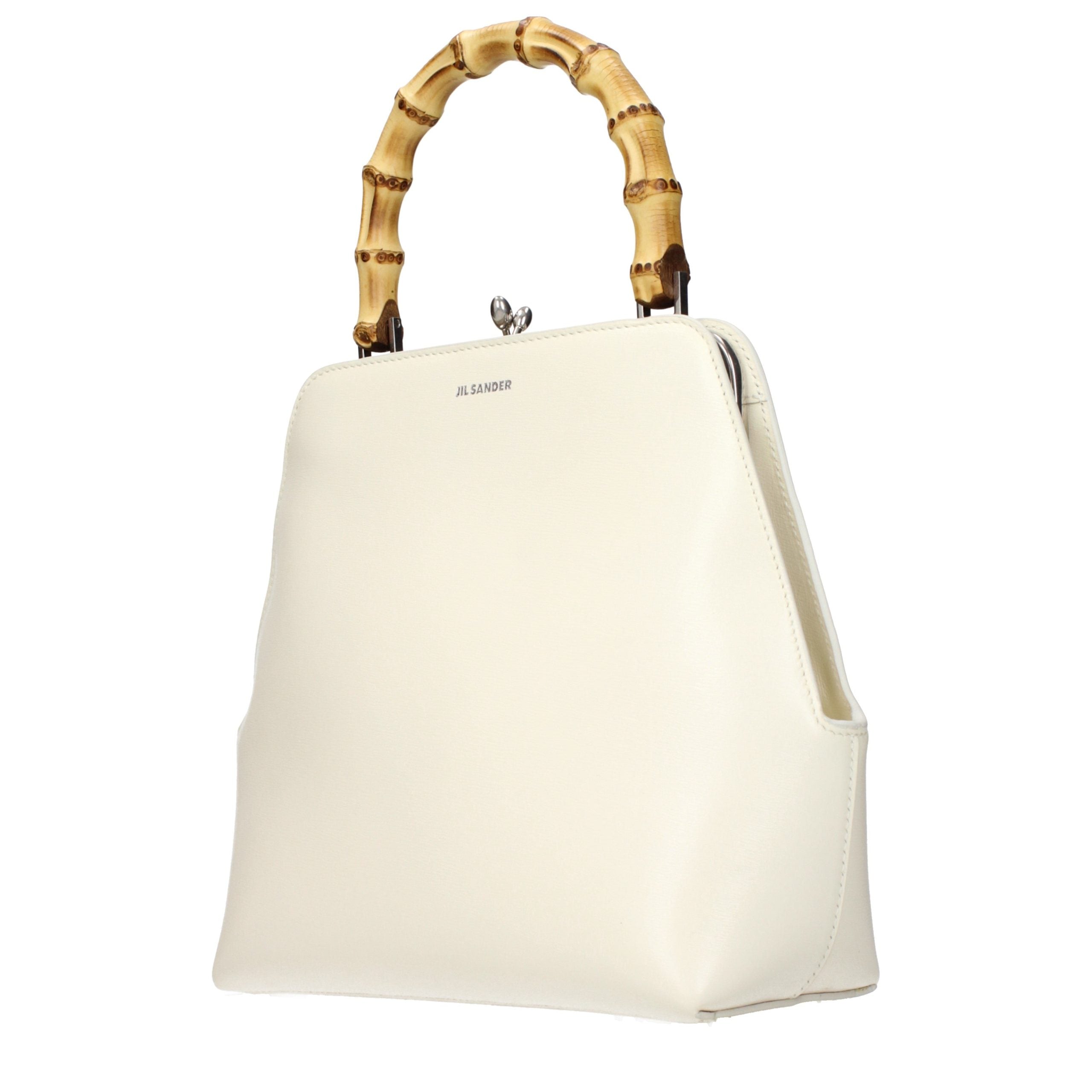 Beige Leather Handbag