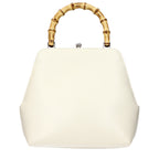 Beige Leather Handbag