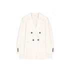 White Virgin Wool Blazer