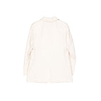 White Virgin Wool Blazer