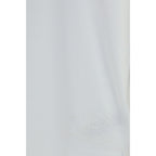 White Cotton Long Sleeve T-Shirt