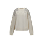 Beige Cotton Sweatshirt