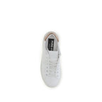 White Calf Leather Bos Taurus Low Top Sneakers