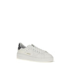 White Calf Leather Bos Taurus Low Top Sneakers
