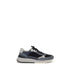 Blue Calf Leather Bos Taurus Athletic Sneakers