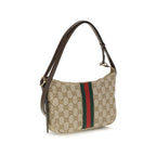 Beige Fabric Shoulder Bag