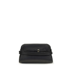 Black Goatskin Shoulder Bag