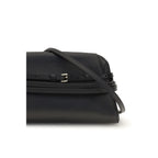 Black Goatskin Shoulder Bag