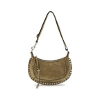 Beige Calf Leather Bos Taurus Shoulder Bag