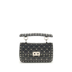 Black Calf Leather Bos Taurus Handbag