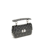 Black Calf Leather Bos Taurus Handbag