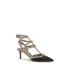 Black Calf Leather Bos Taurus High Heel Pumps
