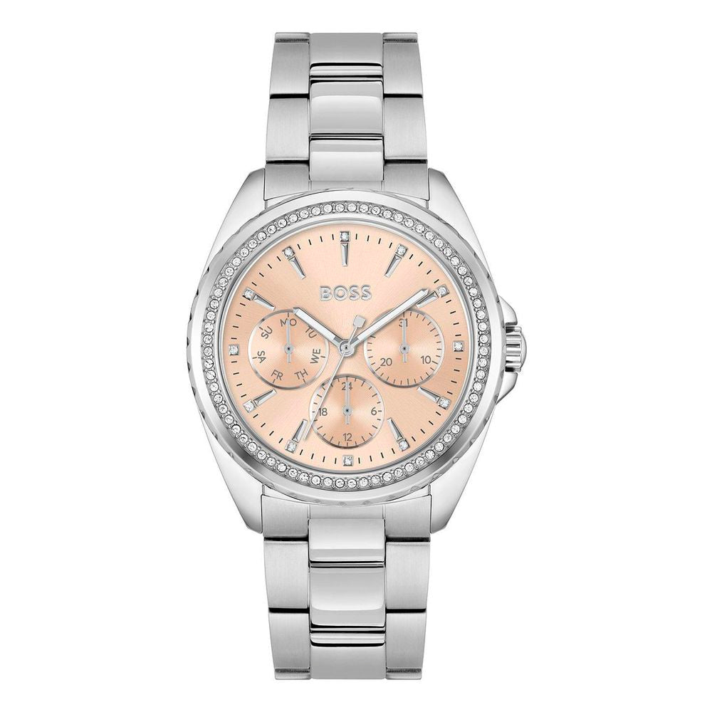 Gray Stainless Steel Dress Watch