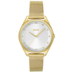 Gold Stainless Steel Dress Watch