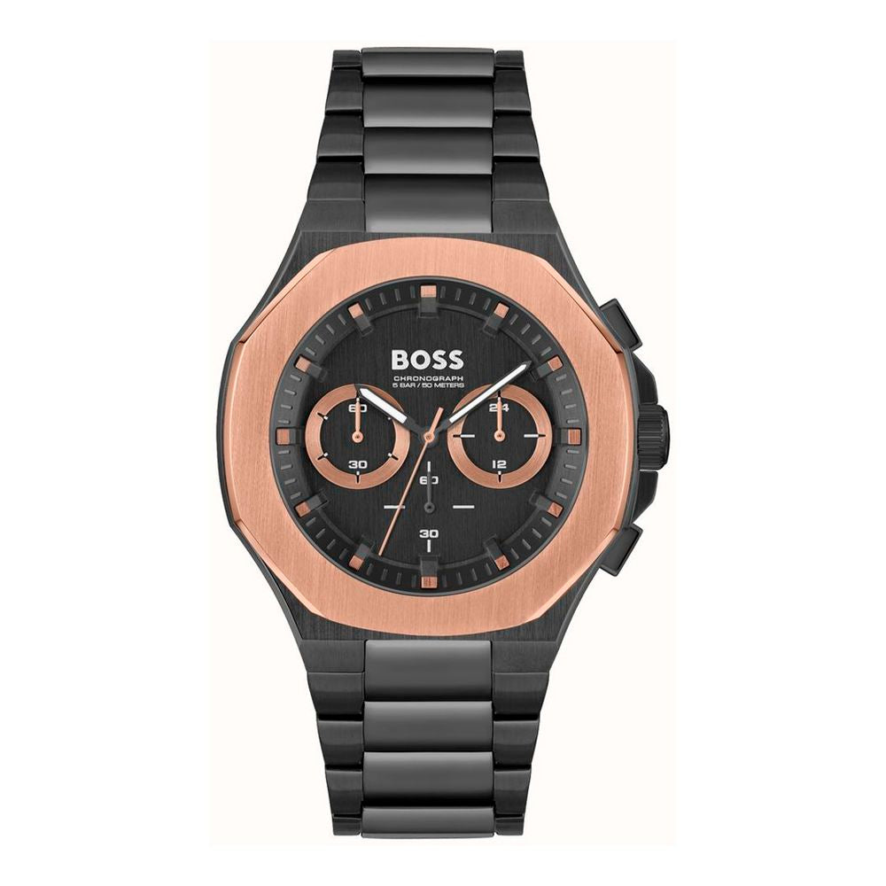 Black Stainless Steel Bracelet Watch