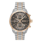 Gray Stainless Steel Dress Watch