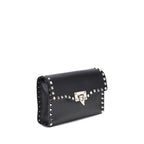 Black Calf Leather Bos Taurus Shoulder Bag